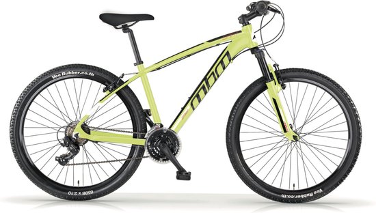 VTT Brutal - Avec 18 vitesses - Taille de roue 29 pouces - Vélo homme - Vélo de route - Vélo de ville - Taille de cadre 38cm - Lime