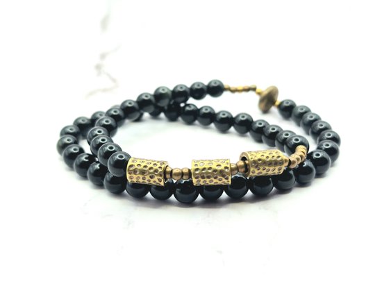 Eén stuk Van Agaat Kralenarmband Met Lantaarn Vorm , En , Dames
