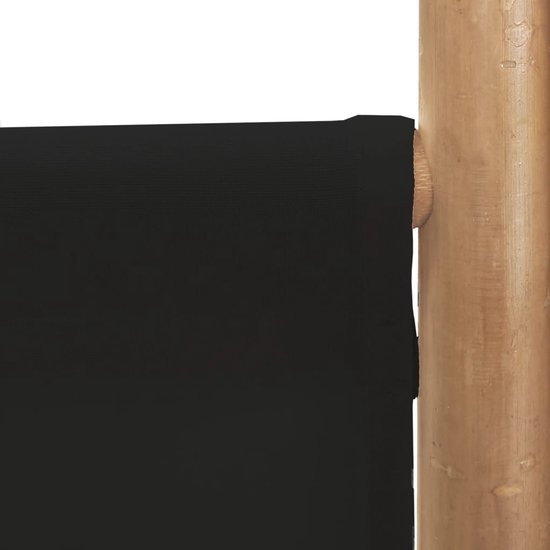 vidaXL Cloison de séparation pliable à 3 panneaux 120 cm Bambou et toile - Cloison de séparation - Cloisons - Cloison de séparation