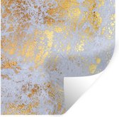Stickers muraux - Film autocollant - Marbre - Or - Grijs - 120x120 cm - Film adhésif - Stickers muraux Chambre d'enfant - Papier peint autocollant XXL