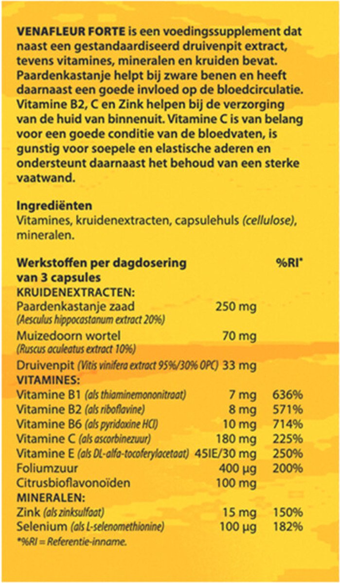 Bloem VenaFleur Forte - 100 capsules