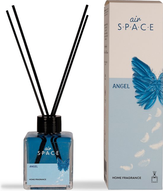 Air Space - Parfum - Geurstokjes - Huisgeur - Huisparfum - Angel - Vierkant - 100ml