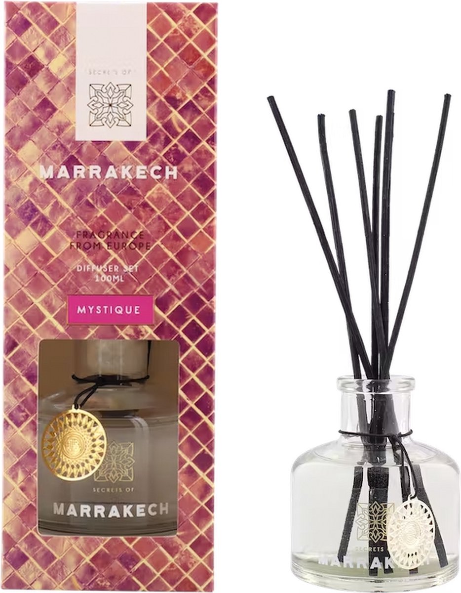 Secrets of Marrakech Luxe Diffuser Set Geurverspreider - Mystique - 100 ml