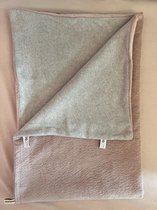 Roze Fleece deken | Winter babydeken | Wiegdeken | Duurzaam | Made in NL | Kraamcadeau