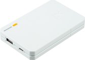 Xtorm Powerbank 5000 mah - 12W Powerbank met USB A & USB C poort - Powerbank Geschikt voor iPhone / Powerbank Geschikt voor Samsung - Essential Series - Wit