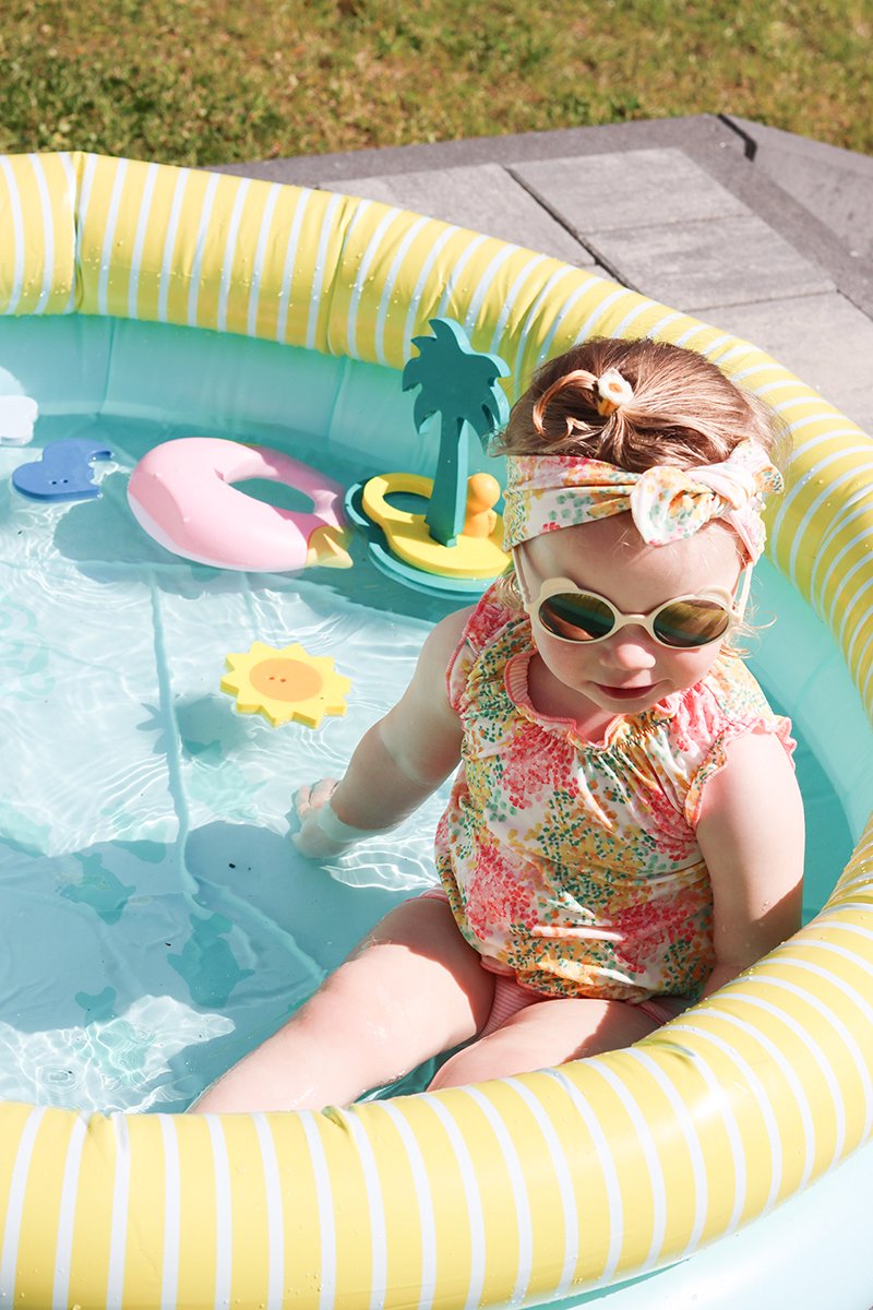 Ducksday - Omkeerbare tankini met haarlint - voor meisjes - UPF 50+ - Driedelige zwemset - Lula — afbeelding 7