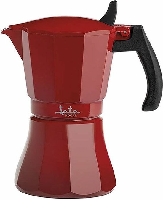 Milu Espressomachine, geschikt voor inductie, 3, 6, 9 kopjes, aluminium