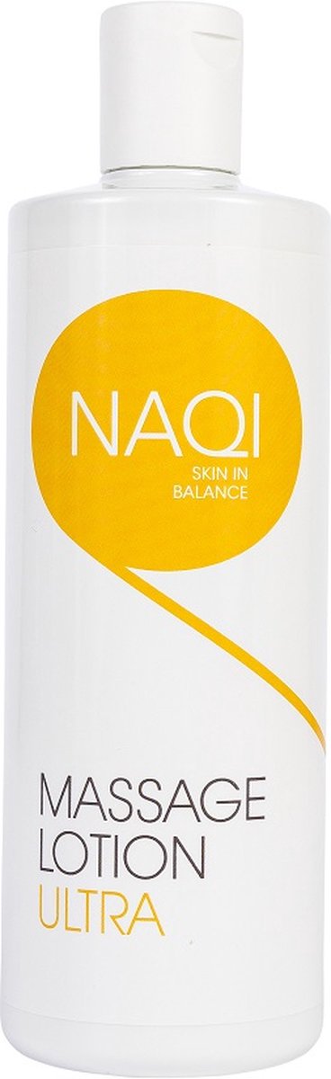 Goedkoopste NAQI® Massage Lotion Ultra 500 ml - Hypoallergeen - Huidverzorgend - Waterafwasbaar