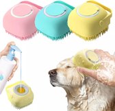 2 Stuks Dierenborstel - douche - bad - Hond - Kat - Vachtverzorging - scrubber - borstel-massage