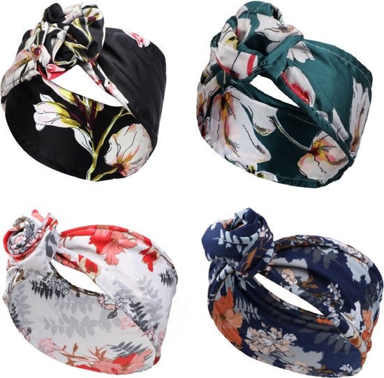 TSHAOUN 3 Stück Boho Haarband Damen,Paisley Stirnbänder Boho Bogen