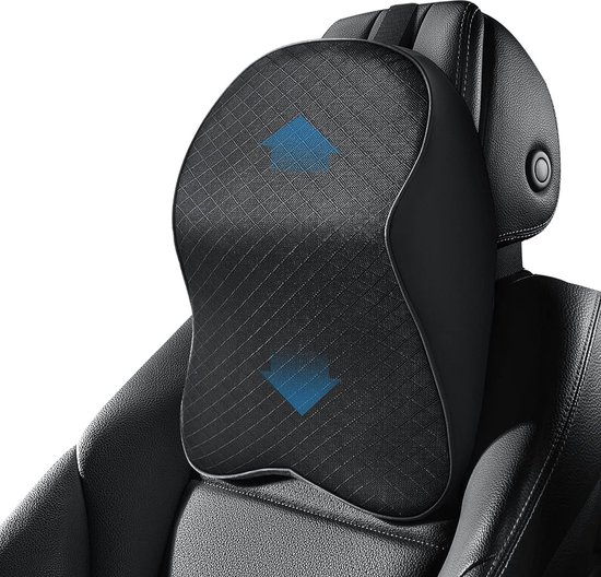 Oreiller Cervical Voiture En Mousse Mémoire - Confort Pour Trajets Et Bureau