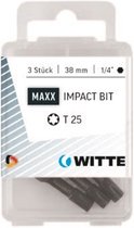 Witte torx bit MAXX Impact [3x] - 1/4'' - T 15 - 38mm