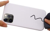 Hoesje Geschikt voor Apple iPhone 15 Pro Max - Compatibel met MagSafe - Back Cover met Magneet - Siliconen - Dun - Wit
