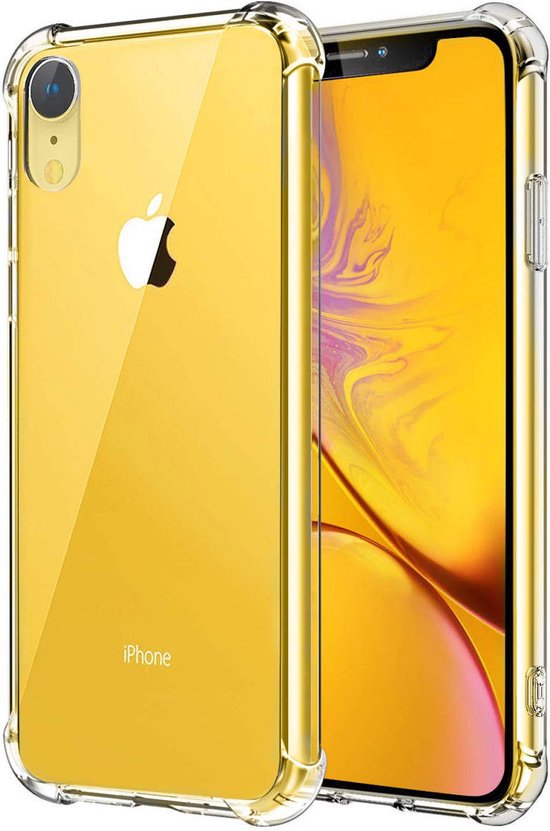 Coque de téléphone pour Apple iPhone XR, robuste, transparente, coque arrière résistante aux chocs, couleur transparente transparente