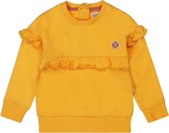 Dirkje-Girls Sweater ls -Warm Yellow