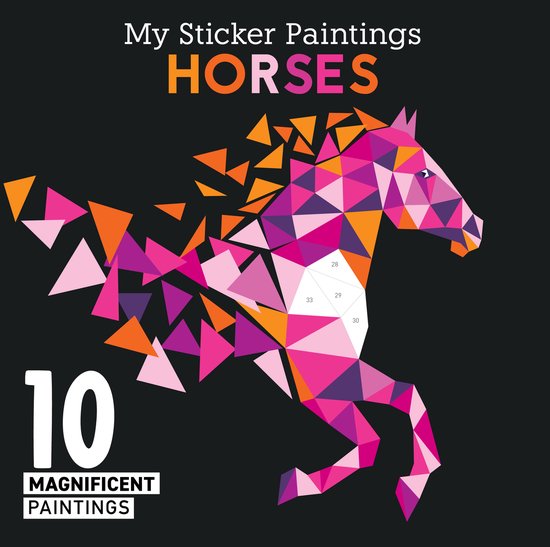 My Sticker Paintings: Horses - cover