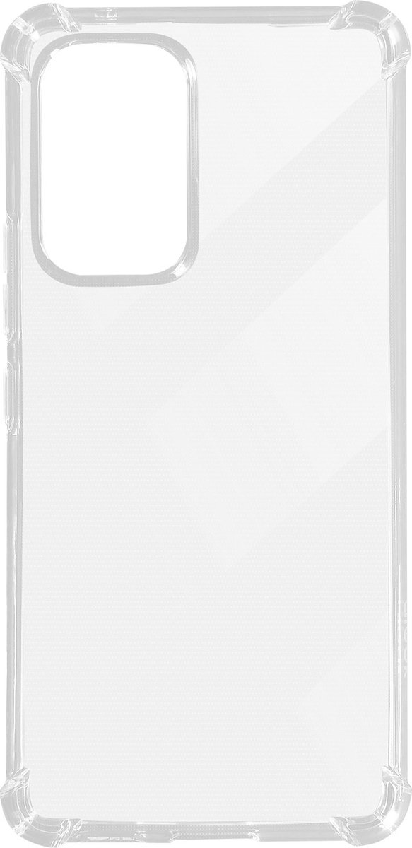 Case voor Galaxy A53 5G Siliconen bumper Designed for Samsung Transparant