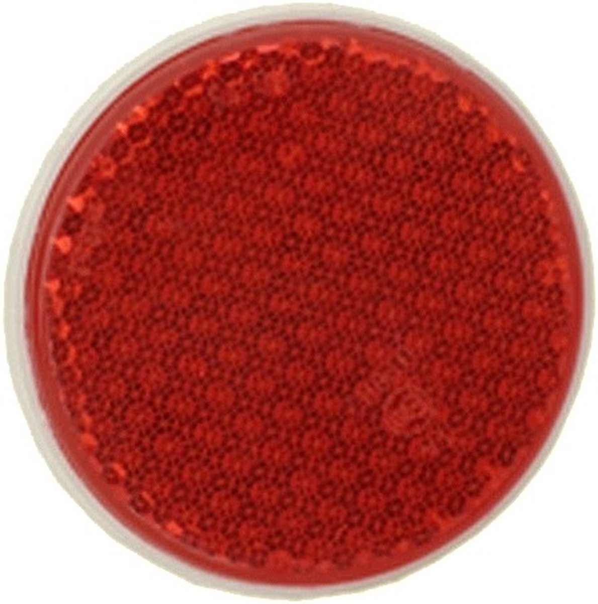 Reflector rood - Rond 63 mm - Met boutverbinding - Reflectors