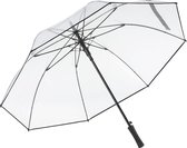 Fare Pure 2333 parapluie XL transparent transparent noir 120 centimètres translucide coupe-vent coupe-vent tempête tempête parapluie