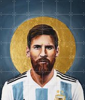 IXXI Lionel Messi - Wanddecoratie - Portretten - 120 x 140 cm