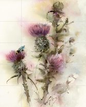 IXXI Thistles - Wanddecoratie - Bloemen en Planten - 80 x 100 cm