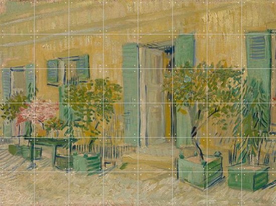 IXXI Voor een restaurant te Asnières - Vincent van Gogh - Wanddecoratie - 120 x 160 cm
