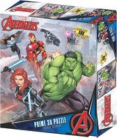 Marvel - Avengers Personages Collage Puzzel 500 stk 61x46 cm - met 3D lenticulair effect