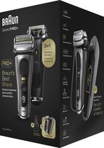Braun Series 9 PRO+ 9575cc - Rasoir Électrique - Station SmartCare - Étui PowerCase - Étanche - Graphite