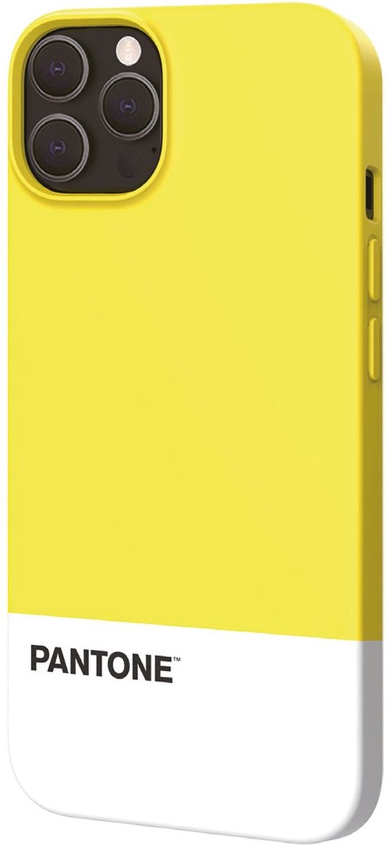 Celly - Pantone Back Cover iPhone 13 Pro Max - Kunststof - Geel -