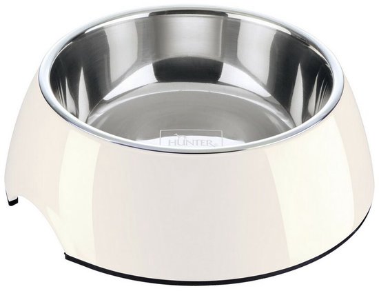 Voerbak - Drinkbak - 700ML - Wit - Hunter