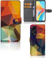 Leuk Hoesje OPPO A98 5G Smartphone Cover Polygon Color