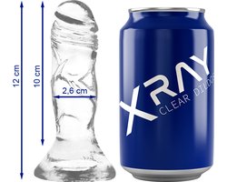 X RAY | Xray Clear Cock 12cm X 2.6cm | Realistic Dildo | Sex Toy for Couples | Dildo | Sex Toy for Woman