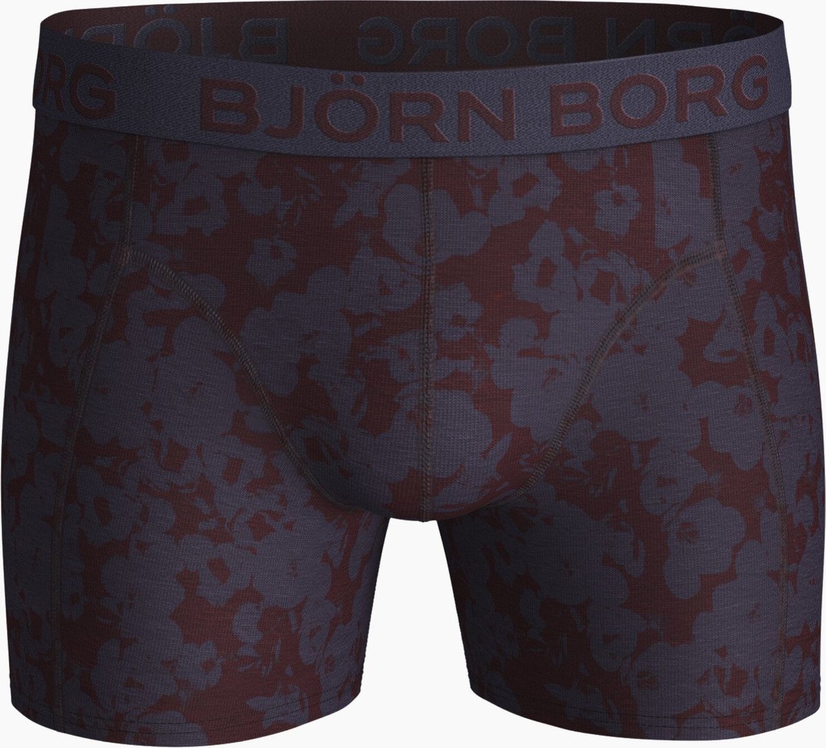 Björn Borg - Heren - Boxershort 2Wayflower 1-Pack - Blauw/Multicolour/Paars - Maat S