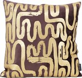 Naja Marron Kussenhoes | Velvet/Viscose | 45 x 45 cm