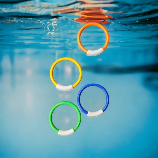 Anneaux de plongée + masque gratuit - Couleur aléatoire