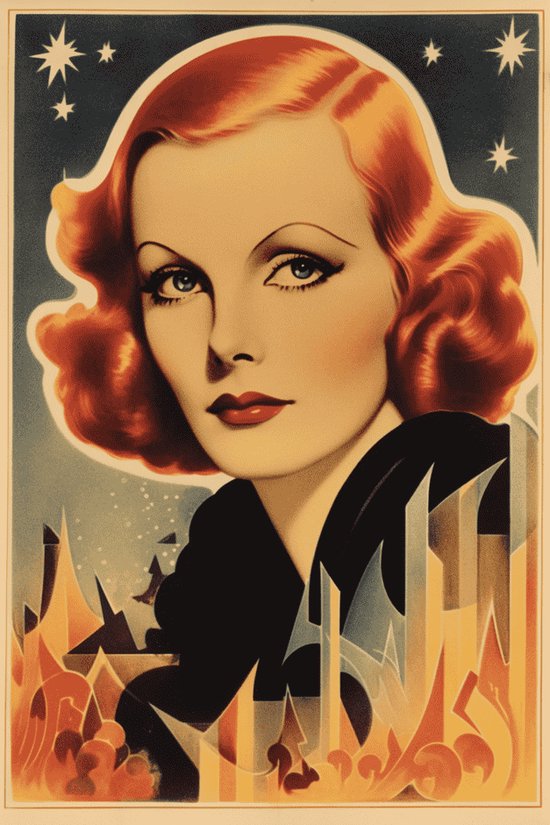 Greta Garbo poster | Movie Poster | Vintage Poster | 61x91cm | Geschikt om in te lijsten
