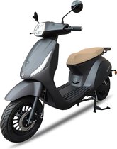 ESCOO Bayesa Matzwart - Elektrische scooter/brommer - 25 of 45km/h - BOSCH Motor - Uitneembare Lithium Accu