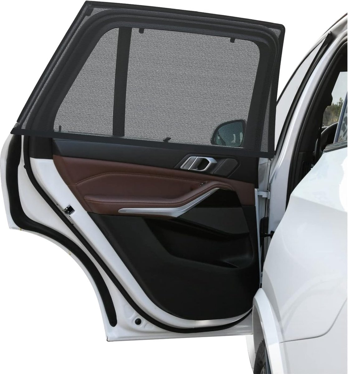 Pare-soleil de voiture avec protection UV – Pare-soleil de voiture en maille  – Fenêtre