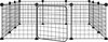 vidaXL-Huisdierenkooi-met-deur-12-panelen-35x35-cm-staal-zwart