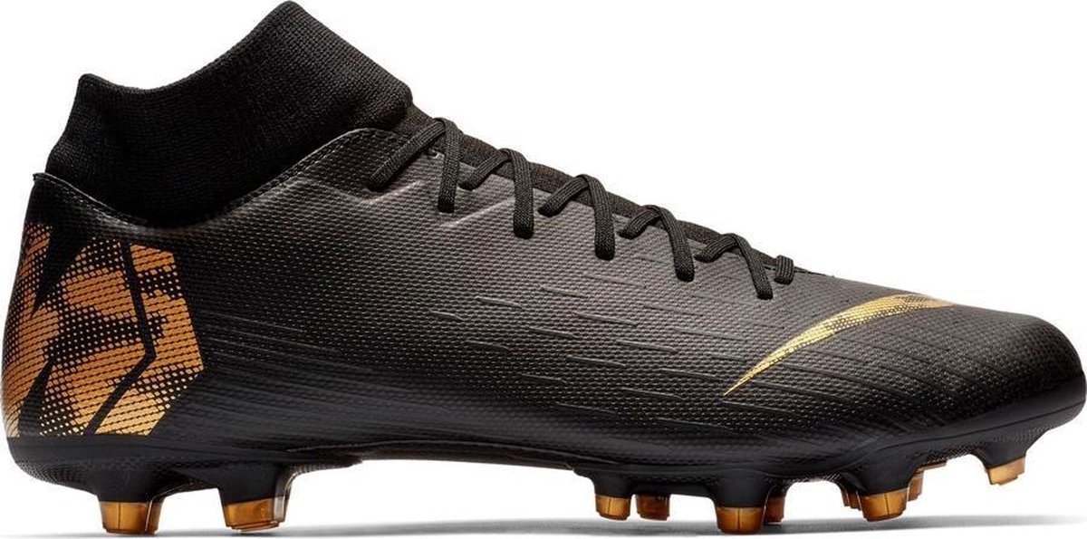 Mercurial superfly 6 elite fg black lux - zwart/goud sale