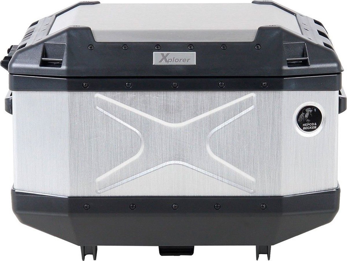 Hepco Becker Xplorer 610212 00 00 Topkoffer Zilver