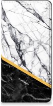 GSM Hoesje Nokia G22 Mobiel Case Marble White Black
