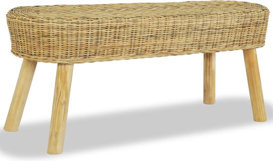 vidaXL-Halbankje-110x35x45-cm-natuurlijk-rattan