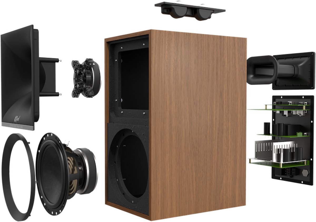 Haut-Parleur Amplifié 2 Voies HDMI ET ARC, Klipsch THE SEVEN SW - Noye