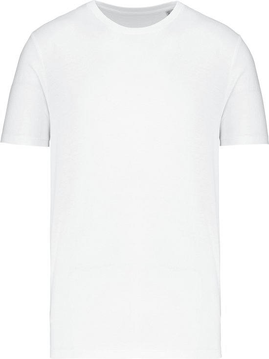 Unisex T-shirt 'Native Spirit' met ronde hals White - 3XL