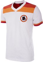 COPA - AS Roma 1978 - 79 Away Retro Voetbal Shirt - S - Wit