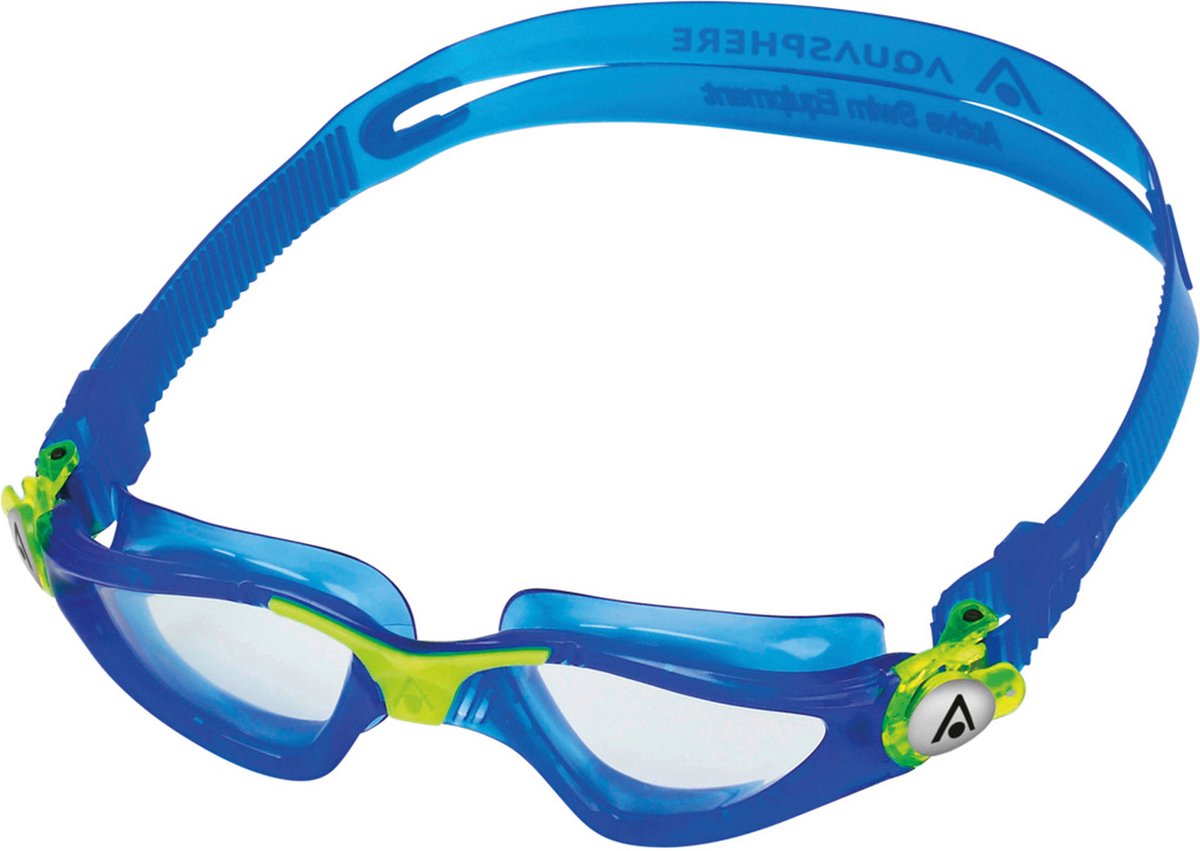 Aquasphere Kayenne Junior - Zwembril - Kinderen - Clear Lens - Blauw/Geel
