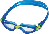 Aquasphere Kayenne Junior - Zwembril - Kinderen - Clear Lens - Blauw/Geel