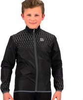 Sportful Reflex Cycling Jacket Veste de cyclisme Junior - Taille 140 - Unisexe - noir/gris