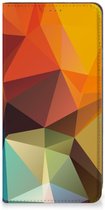 Smartphone Hoesje Nokia G22 Leuk Book Case Polygon Color